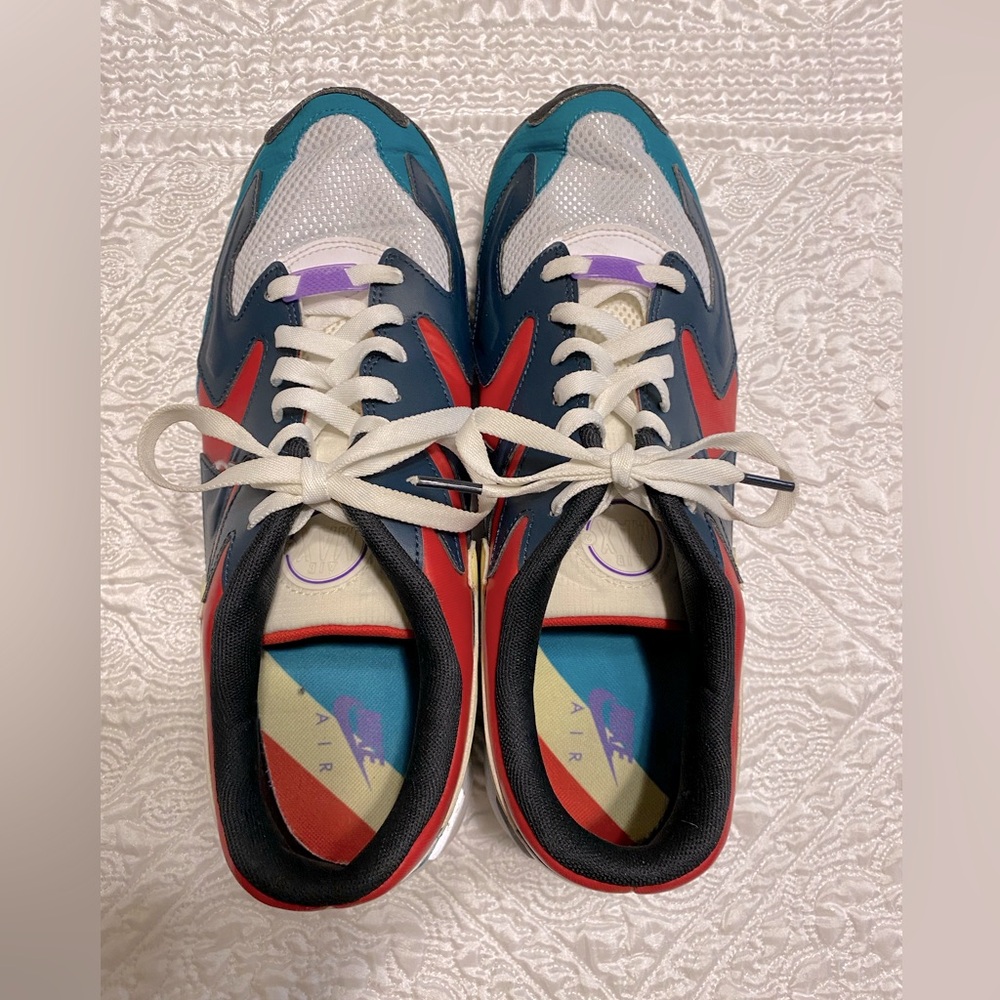 Nike Air Max 2 Light SP Habanero Red Armory Navy Shoes Size 11